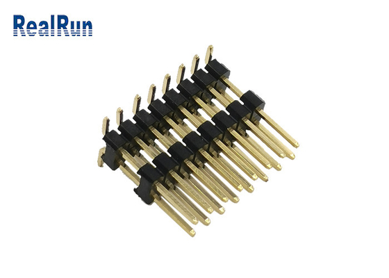 低い現在のPinヘッダーのコネクター2.54mm 16のPosの二重列の縦のタイプ金SMD 3A