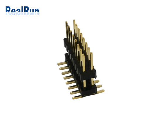 低い現在のPinヘッダーのコネクター2.54mm 16のPosの二重列の縦のタイプ金SMD 3A