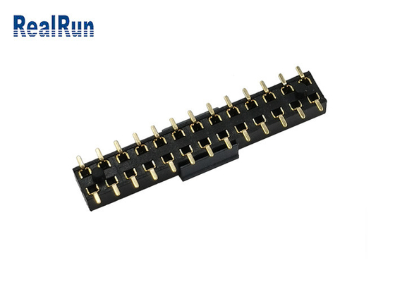 2.54mm SMTの女性ヘッダーのプラスチック高さ3.5mmの絶縁体2x13Pの位置PCBのコネクター