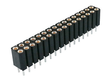 2.54mm医療機器のためのまっすぐの円形ピン女性ヘッダーのすくいのタイプ