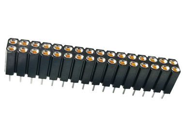 2.54mm医療機器のためのまっすぐの円形ピン女性ヘッダーのすくいのタイプ