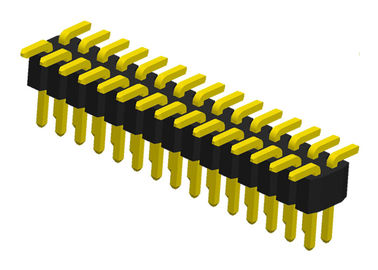 2列ピンヘッダーのコネクターの単一のプラスチックSMTタイプPCBのピン コネクタ1.0mm
