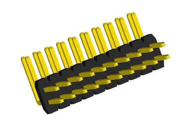 二重列直角のタイプ1.27 Mmのピンヘッダーのコネクターの20 ピンヘッダー2x10