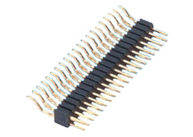 二重列ピンヘッダー横のSMTのタイプ2x20 ピンヘッダーの黒1.27mm