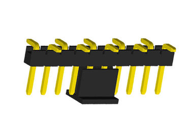 10P PA6T男性ヘッダーのコネクターの単一の列の帽子SMT 2.0mmの高さ2A PBT