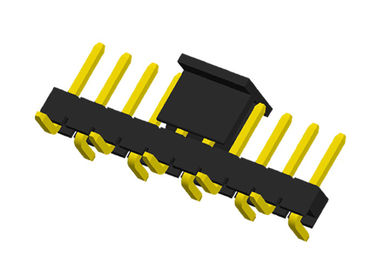 10P PA6T男性ヘッダーのコネクターの単一の列の帽子SMT 2.0mmの高さ2A PBT