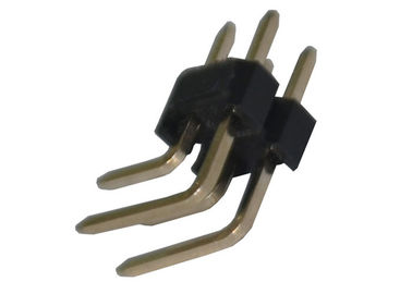 直角の二重列ピンヘッダーのコネクター2.54mm x 2.5mmの絶縁抵抗
