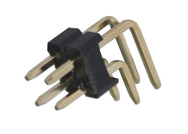 直角の二重列ピンヘッダーのコネクター2.54mm x 2.5mmの絶縁抵抗