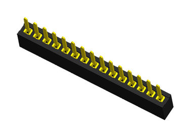 まっすぐのSMTのタイプ15 ピン女性ヘッダーのコネクターの単一の列1.0mm x 2.1mm