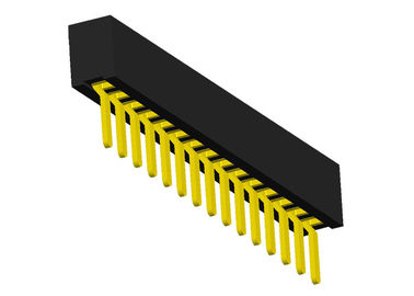 まっすぐのSMTのタイプ15 ピン女性ヘッダーのコネクターの単一の列1.0mm x 2.1mm