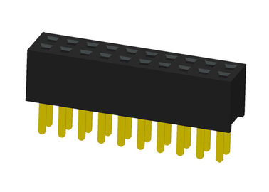 20のピン PCB板のための女性ヘッダーのコネクターの単一の列のまっすぐな180の程度