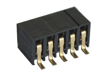 表面の台紙ピンヘッダーの黒2.0mmピッチの単一の列5 ピンの女性ヘッダー