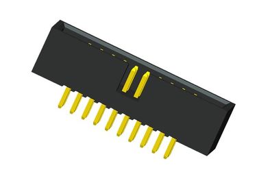 1.27mmのコネクターの金のフラッシュに乗る表面の台紙ワイヤー180度2の列