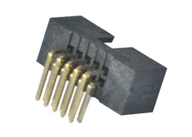 1つの列箱ヘッダーのコネクターの直角のタイプPCB板金のフラッシュ