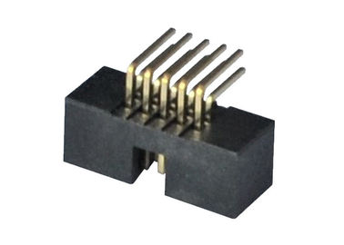 1つの列箱ヘッダーのコネクターの直角のタイプPCB板金のフラッシュ