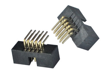 1つの列箱ヘッダーのコネクターの直角のタイプPCB板金のフラッシュ