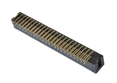 直角PCBのコネクター90度箱のタイプ2.54mmピッチ50 ピンヘッダー