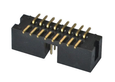 男性箱ヘッダーのコネクター2.54mmピッチSMTのタイプPBT/PA6Tの絶縁体材料