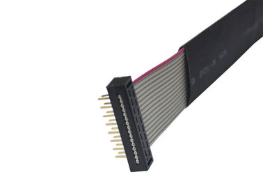 習慣2.0mm IDCのフラット ケーブル アセンブリ ホックの長方形のはんだ終了