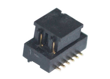 板コネクター0.8Mmピッチの男性SMTのタイプへの黒いH2.0 Mmの表面の台紙2*6 Pin板