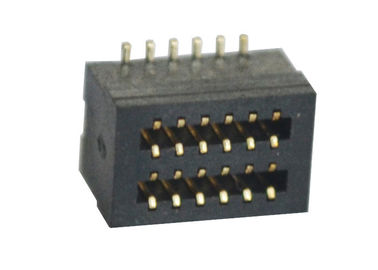コネクター0.8Mmピッチ女性ヘッダー2*6P SMTのタイプに乗るPA9T LCP H4.0 Mm板
