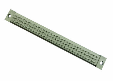 黄銅96p PCBのコネクターのすくい3X32 ピンの三倍の列DIN 41612の男性のまっすぐ