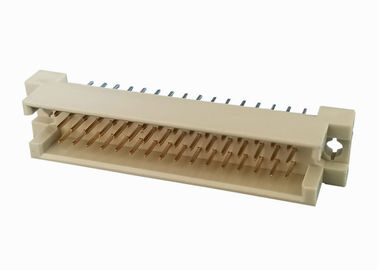 3耐火性列の男性DIN 41612のコネクターの直角のタイプ3x16 ピンヘッダー