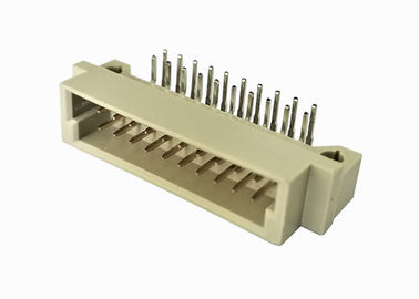 DIN 41612の二重列ピンヘッダーのコネクター10 ピン男性の直角PCBヘッダー
