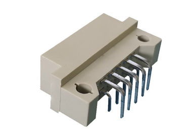 PCB板のための女性のまっすぐな2x5 ピンヘッダーDIN 41612 180 学位の二重列