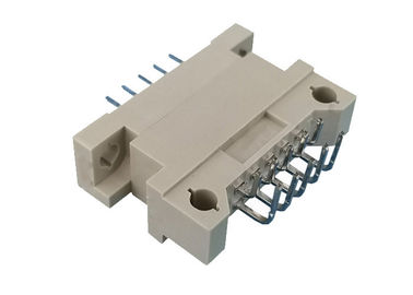 PCB板のための女性のまっすぐな2x5 ピンヘッダーDIN 41612 180 学位の二重列