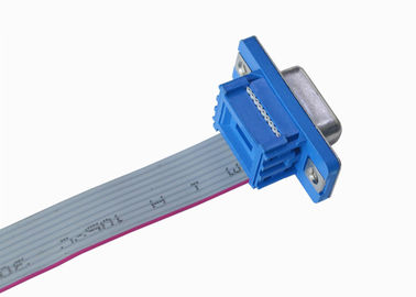 青2.77mm 9つのピン Dのタイプ メス コネクタのはんだDPのソケットのまっすぐなタイプ