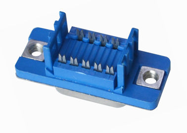 青2.77mm 9つのピン Dのタイプ メス コネクタのはんだDPのソケットのまっすぐなタイプ