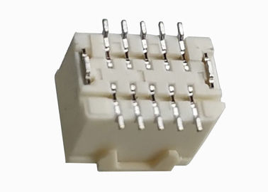 電源コネクタ10 ピンヘッダー1.0mmピッチのすくいのタイプに乗るベージュSMTワイヤー