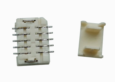 電源コネクタ10 ピンヘッダー1.0mmピッチのすくいのタイプに乗るベージュSMTワイヤー