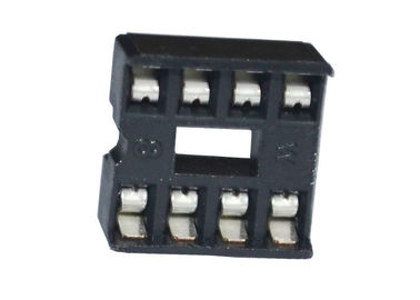 PCB板のための2.54mmのすくいのソケット8 ピンの角目ピンヘッダーのコネクター