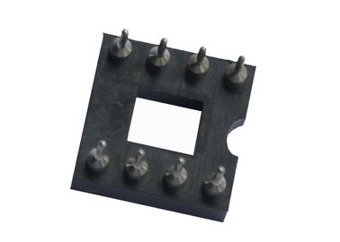 UL 94V 0 28 ピンのすくいICのソケットの防止円形の穴7.62mmのコネクターの湿気