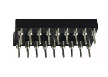 円形の穴2.54mm ICのソケット18Pまっすぐなピンヘッダーのコネクター180度