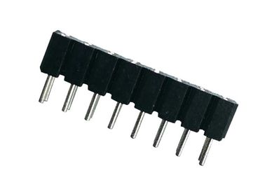 女性ピンヘッダーのコネクターのすくいPPS 2.54mm 180° UL94V 0のあたりで機械で造られる