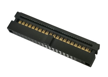 蛍光体青銅の接触に乗るスリー ピースの様式IDCのコネクター1.27mmワイヤー