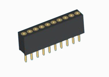 PCBの単一の列女性ヘッダー1.27mmピッチまっすぐな2つのAMPの現在の評価