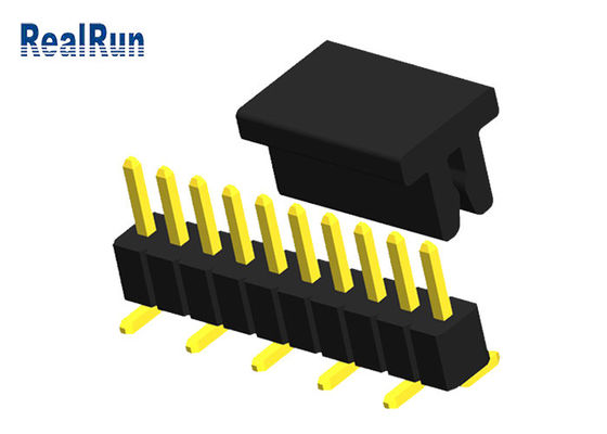 1.0mm 1x10帽子が付いている単一Row10P男性ヘッダーのコネクター