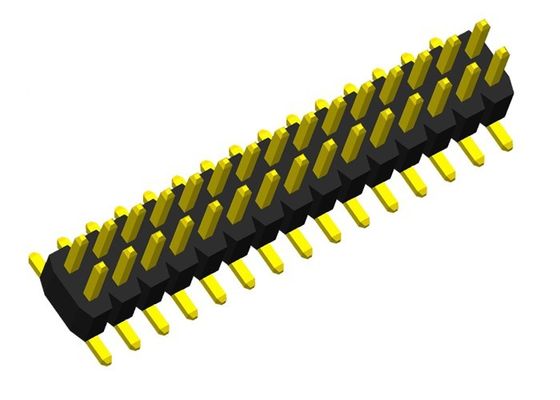 PA6T 1.0mmの二重列2x10P SMD Pinヘッダーのコネクター