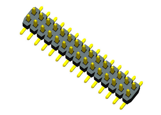 1.0mmピッチの位置のポストが付いている二重列SMT Pinヘッダー0.75A