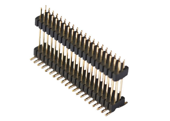 二重層40P PA6Tの絶縁体Pinヘッダーのコネクター1.0*1.5mm