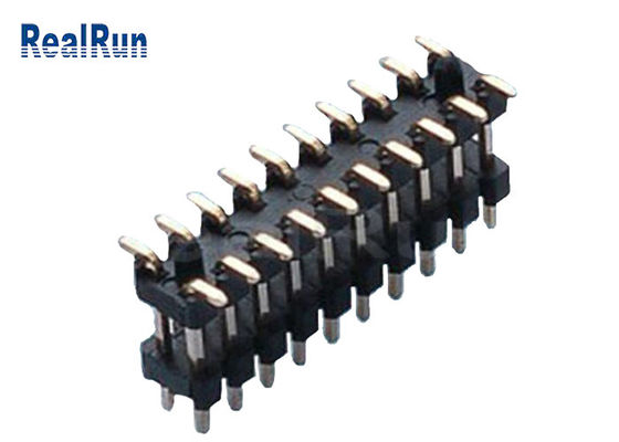 SMD 100P 20ポーランド人1.0*1.5mmの二重列ヘッダーのコネクター0.75A