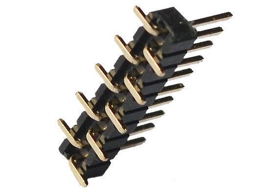 10pin単一の列500VAC PA6T SMD男性ヘッダーのコネクター