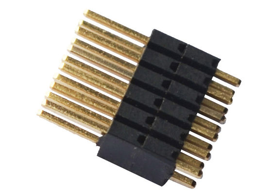 PA9Tの絶縁体の二重列1.27mmの高さPinヘッダーのコネクター