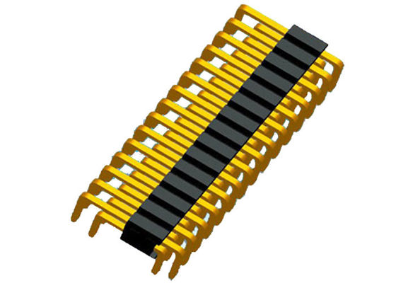UのタイプPA6T 80Pの倍の列Pinヘッダー1.27mmピッチ