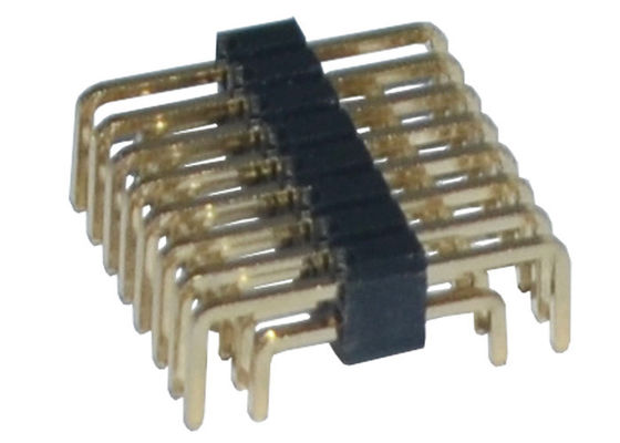 UのタイプPA6T 80Pの倍の列Pinヘッダー1.27mmピッチ