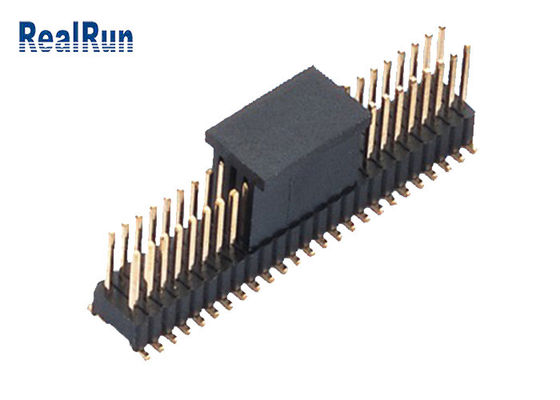 PCB 1.27×2.54mm SMT SMD PA9T Pinヘッダーのコネクター